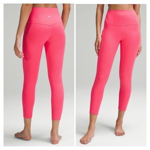 lululemon athletica Pink Ankle Cropped Pants
